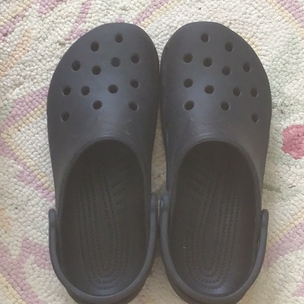 Crocs black size 10